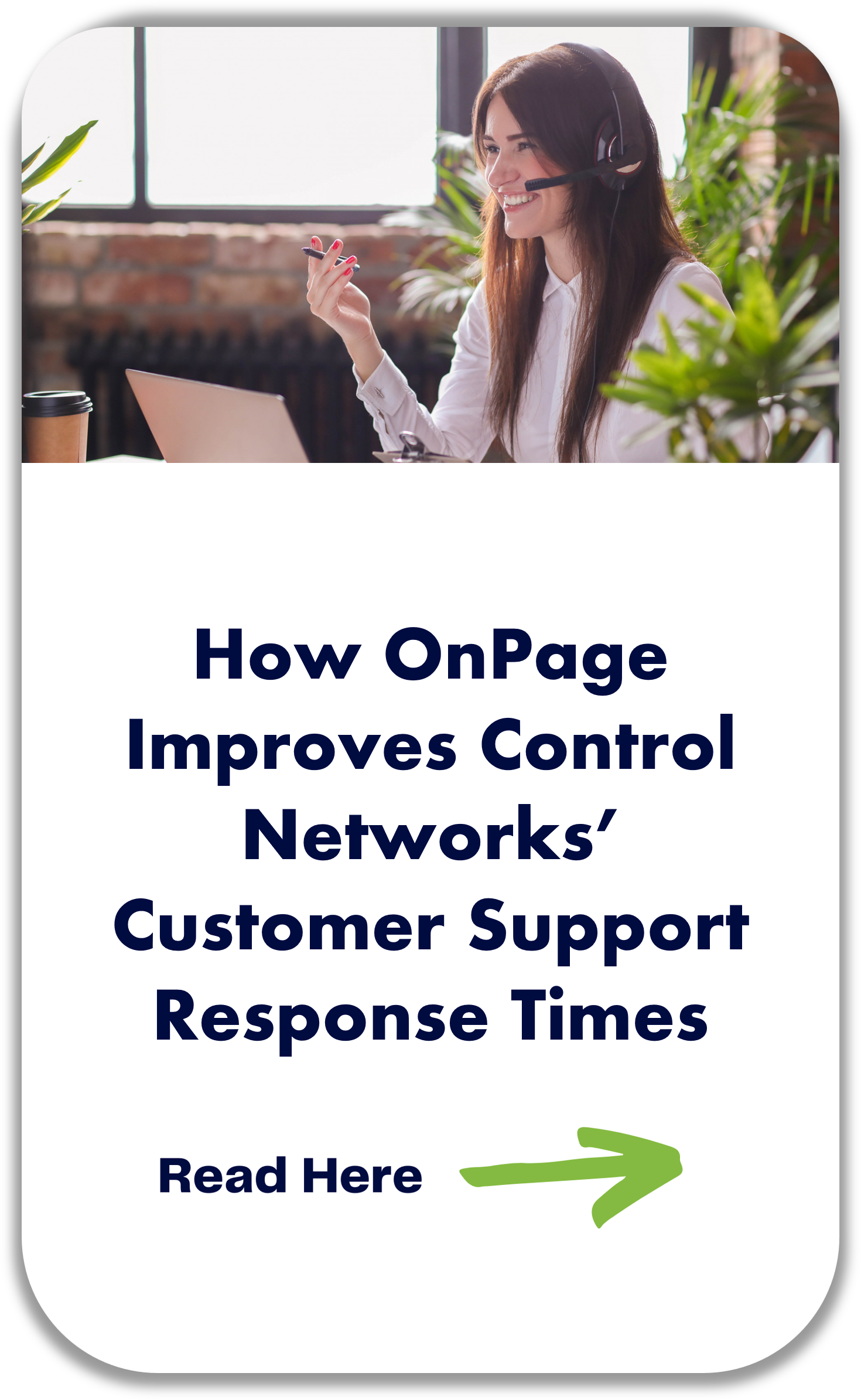 How OnPage improves Control Network's customer support response times customer story