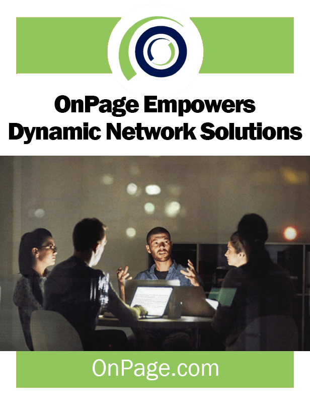 OnPage Empowers Dynamic Network Solutions