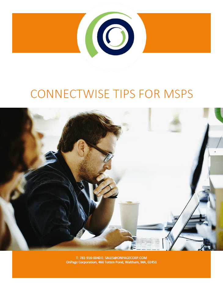 Connectwise Tips For MSPs whitepaper